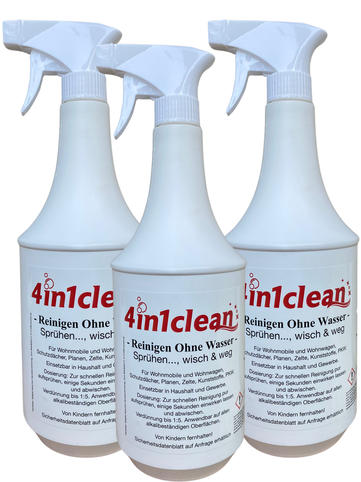 4in1clean - 3er-Sparset – 3 x 1000ml